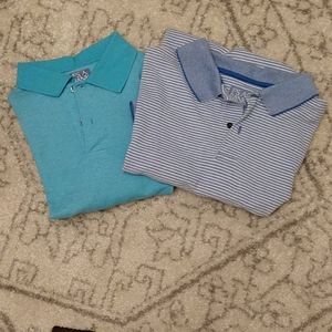 004 (2) Men's Jos A Bank Polo Shirts XL
